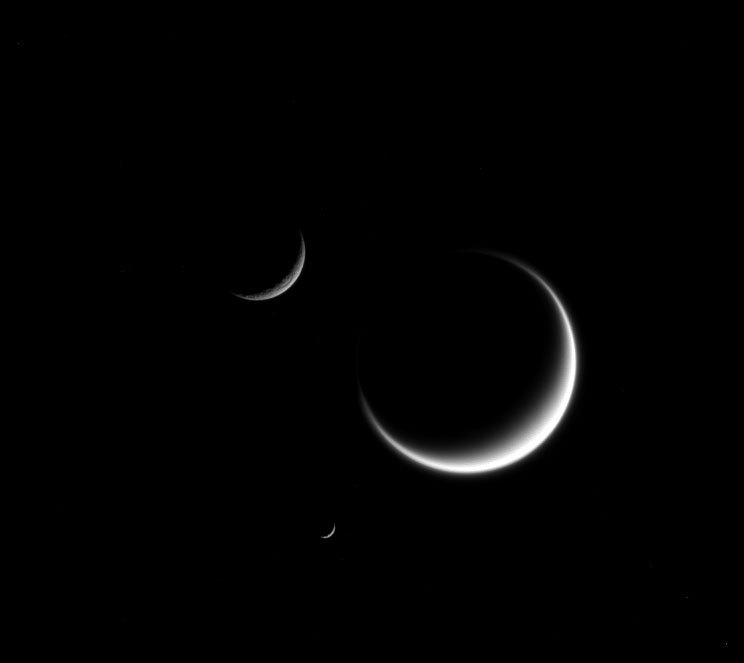 Saturn's cassini moons